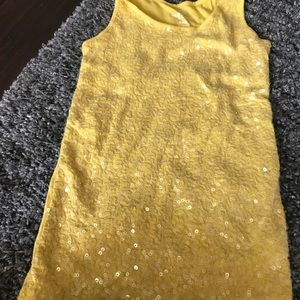 Sequined tank top